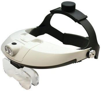 Grobet 29.569 2 LED 2-way Adjustable Magnifiers